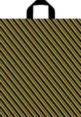 Пакет Золотая полоса - петлевой 44х40х43мкм, ПНД, (50шт/уп)
