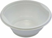 Тарелка суповая пластик одноразовая «МИСТЕРИЯ», 600 мл, PP, белые, (50шт/упак, 1000шт/место)