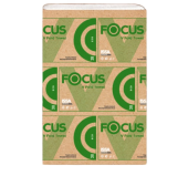 Полотенца бумажные V-сл. 1 слой 250л/упак белые Focus ECO (15упак/место)