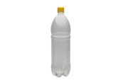 Бутылка 1,5л с узким горлом, прозрачная с пробкой (50шт/уп)