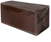 Салфетки бумажные 1сл. 24х24см шоколад БИГ ПАК (400лист/уп)